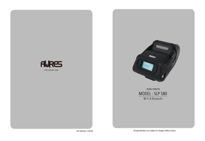 AURES SLP 580 User manual