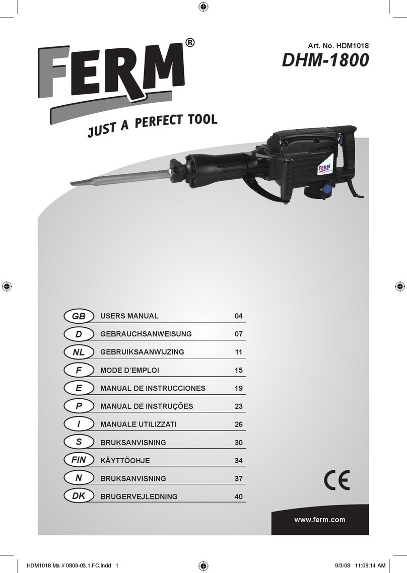 Ferm DHM-1800 user manual