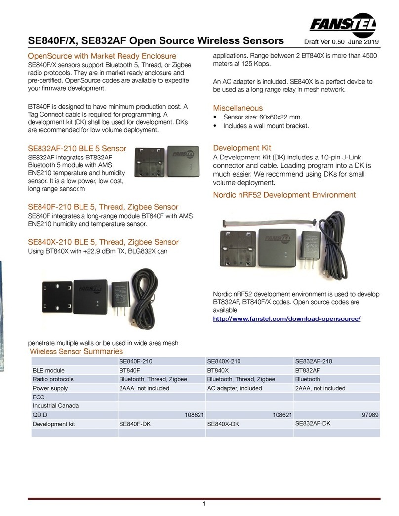 Fanstel SE840F user manual