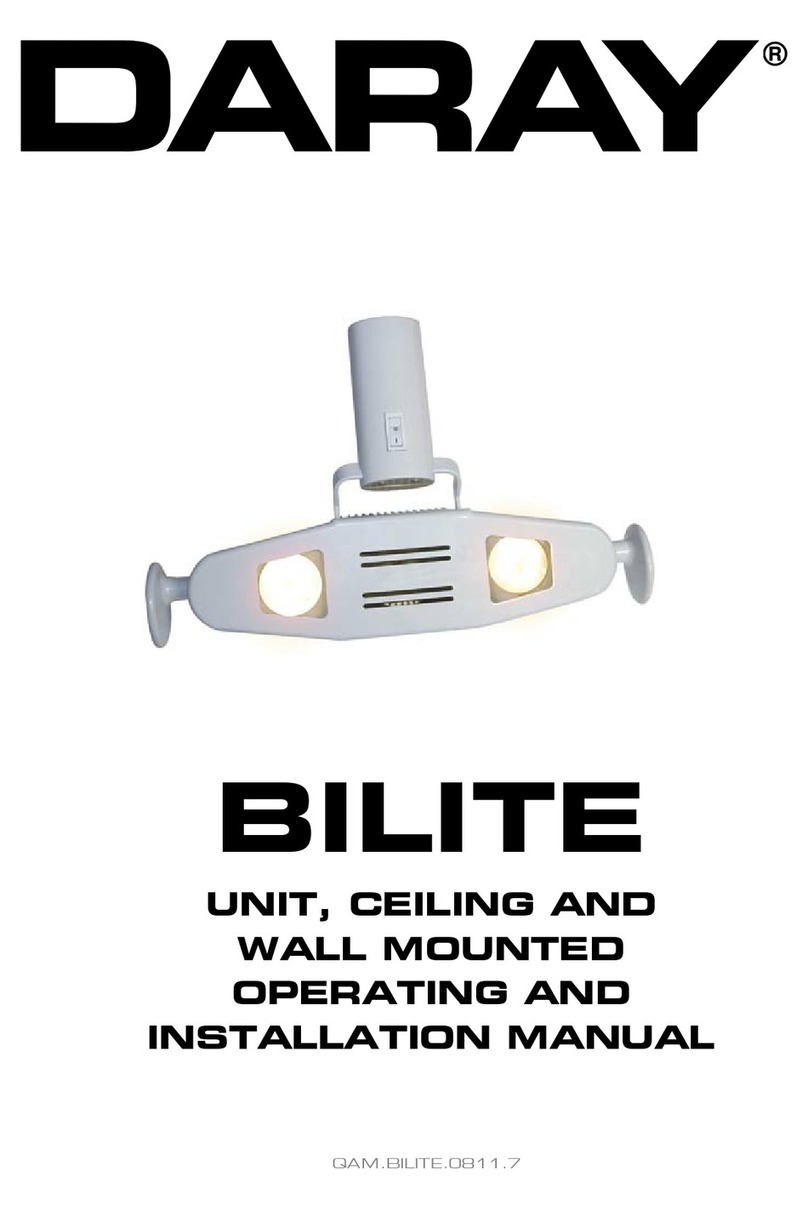 DARAY BILITE OPERATING AND INSTALLATION Manual