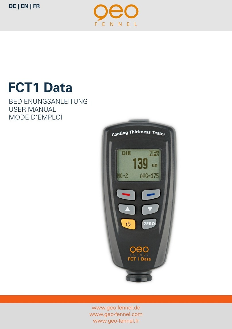 geo-FENNEL FCT1 Data user manual