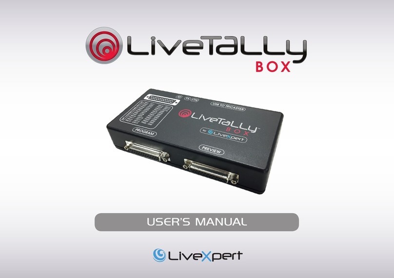 LIVEXPERT LiveTally Box user manual