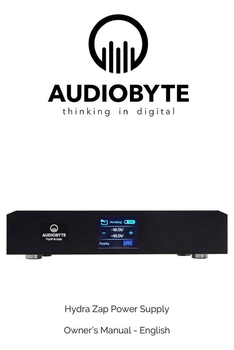 AUDIOBYTE Hydra Zap owner's manual