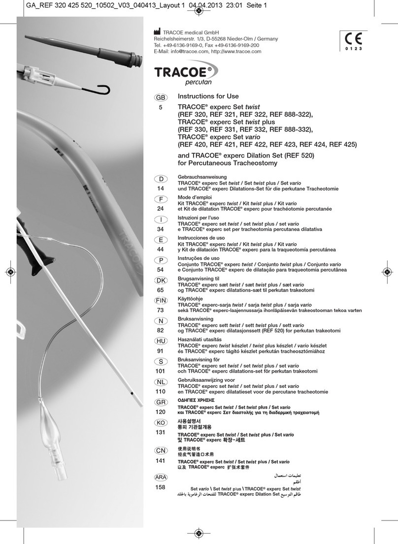 Tracoe experc Set twist User manual