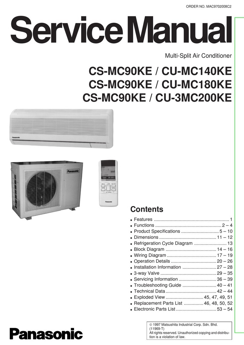 Panasonic CS-MC90KE User manual Panasonic CS-MC90KE User manual