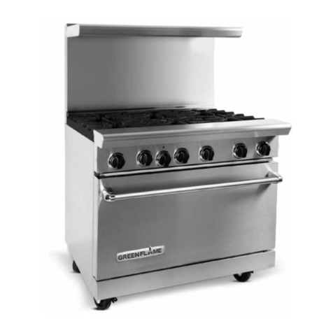 American Range GREEN FLAME RESTAURANT Series User manual American Range GREEN FLAME RESTAURANT Series User manual