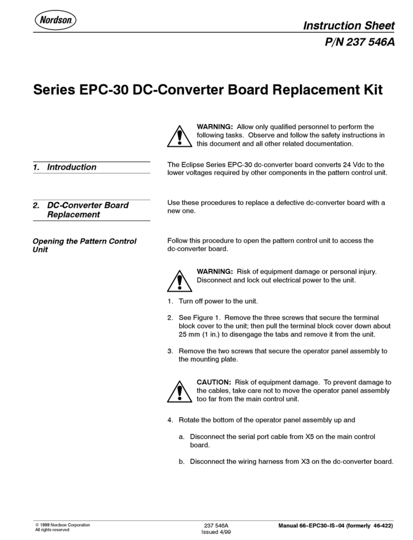 Nordson Eclipse EPC-30 Series instruction sheet