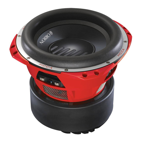 Orion BLACK COIL HCCA Series owner's manual