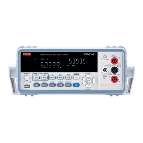 RS PRO IDM-8341 Series instruction manual