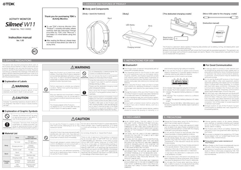 TDK TK011AM00 instruction manual