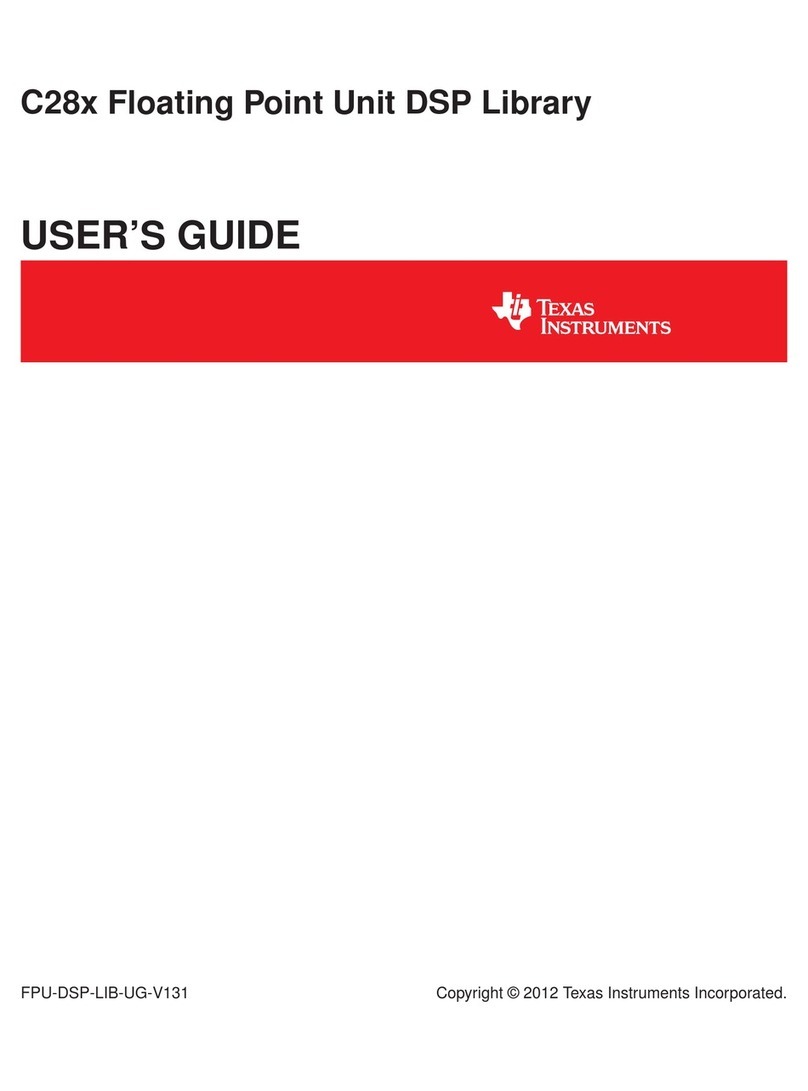 Texas Instruments C28 Series User manual
