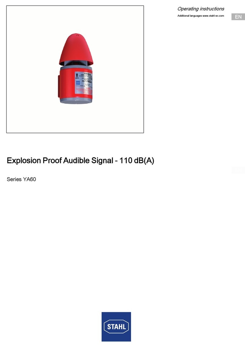 Stahl YA60 Series operating instructions