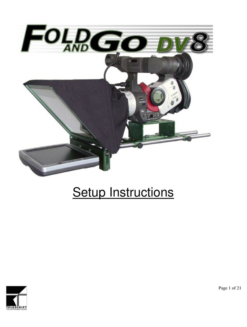 Telescript Fold and Go DV8 Setup instructions