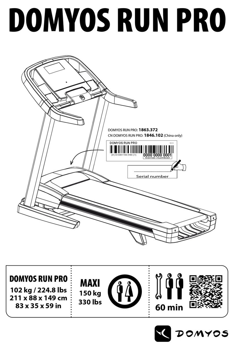 Domyos RUN PRO User manual