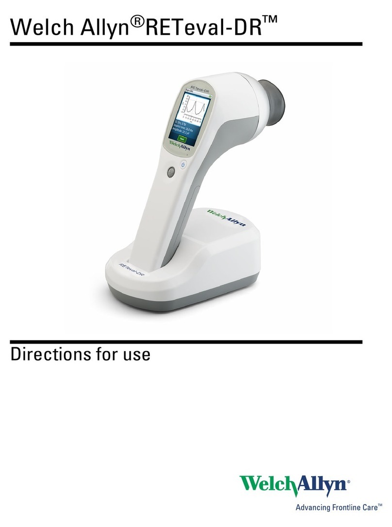 Welch Allyn RETeval-DR Directions for use Welch Allyn RETeval-DR Directions for use