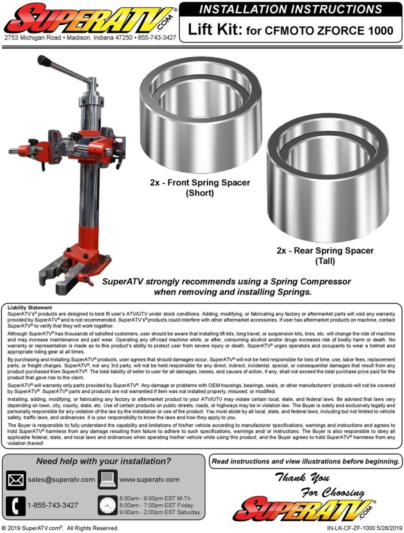 SuperATV LK-CF-ZF1000 installation instructions