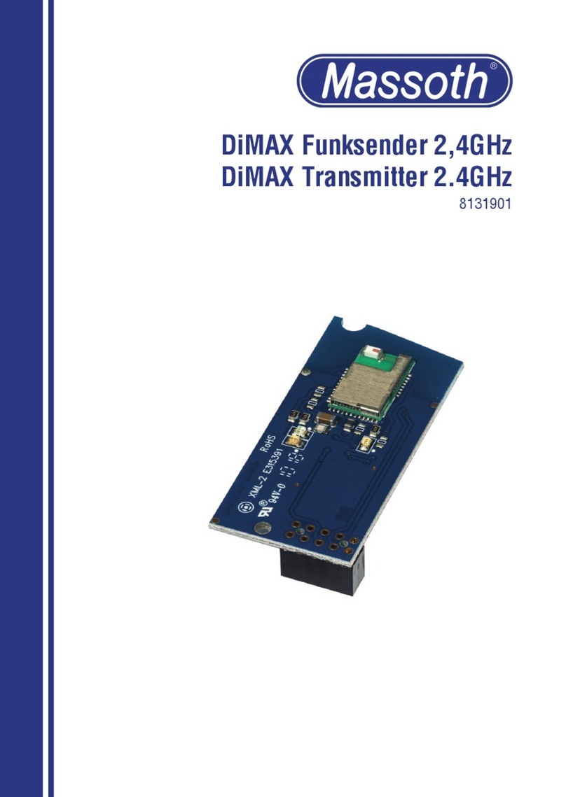 Massoth DiMAX User manual