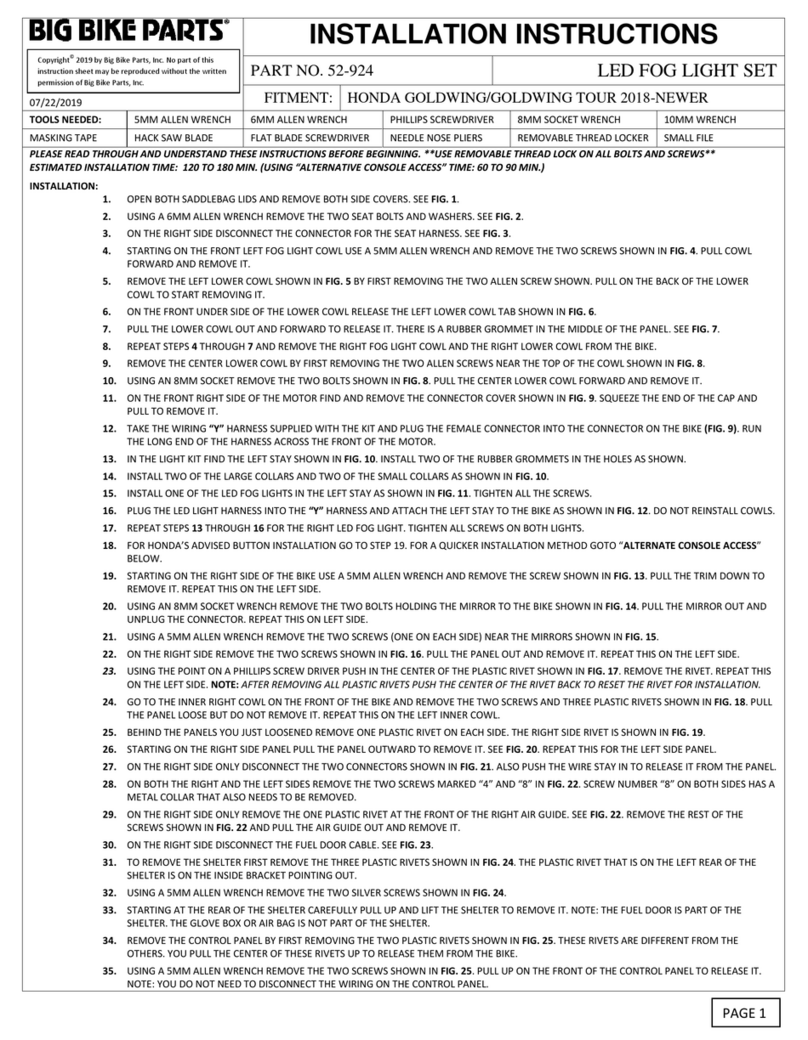 Big Bike Parts 52-924 installation instructions