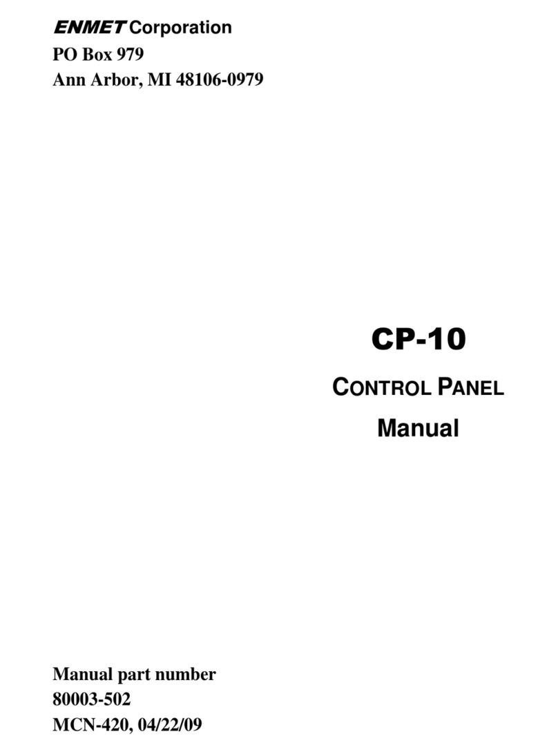 ENMET CP-10 manual ENMET CP-10 manual