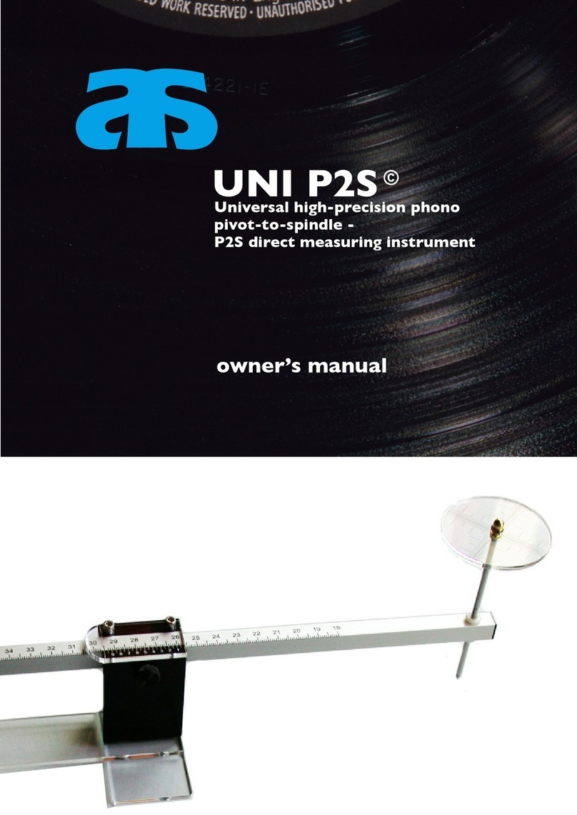 Acoustical Systems UNI P2S User manual