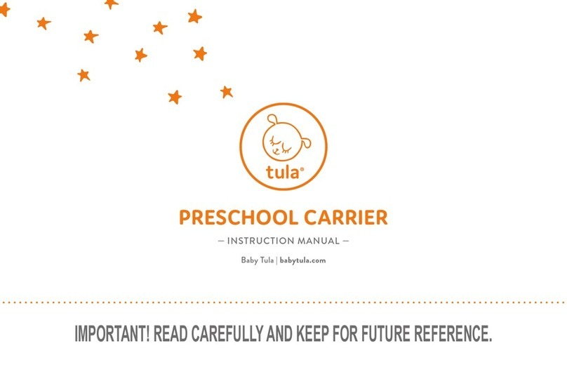 Tula PRESCHOOL CARRIER instruction manual