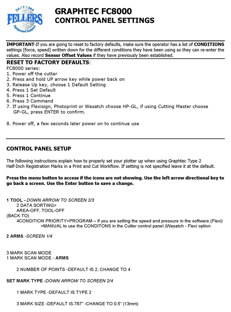 GRAPHTEC FC8000 Series quick start guide
