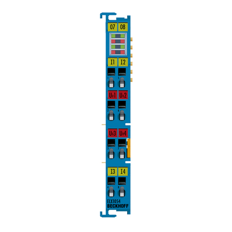 Beckhoff ELX Series Operator's manual