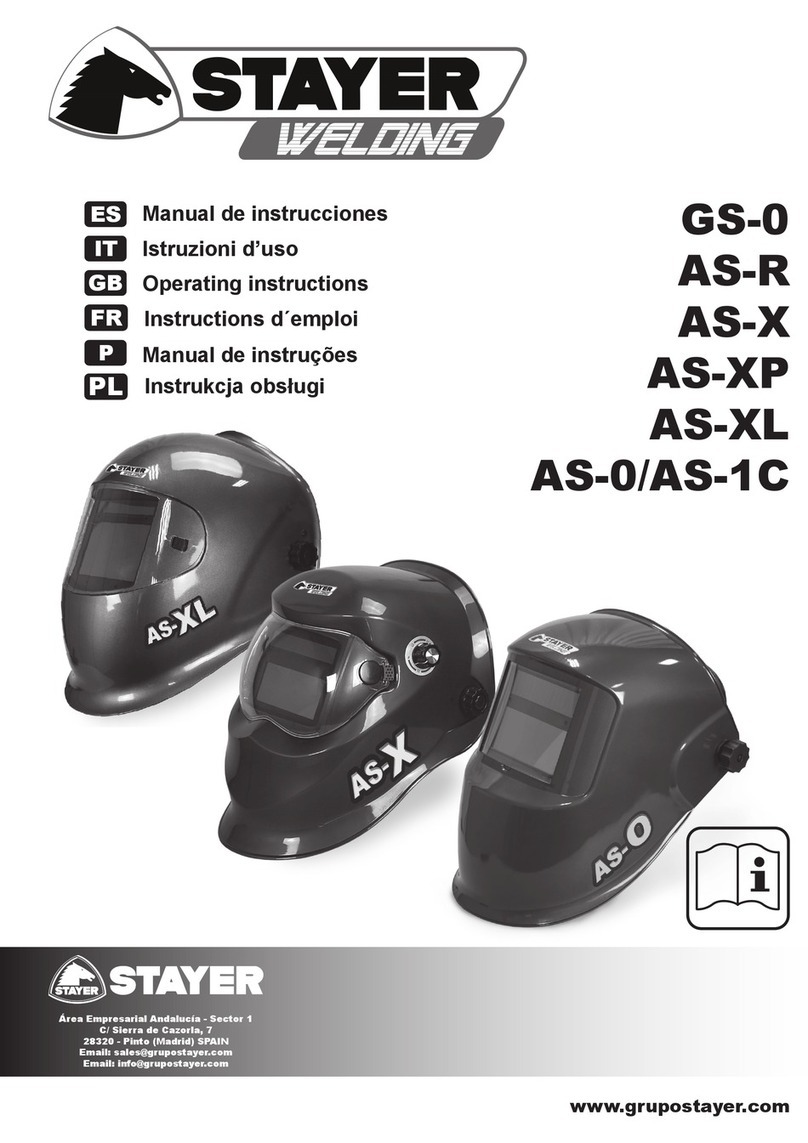 STAYER WELDING GS-0 operating instructions