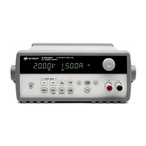 Keysight E3640A Security guide