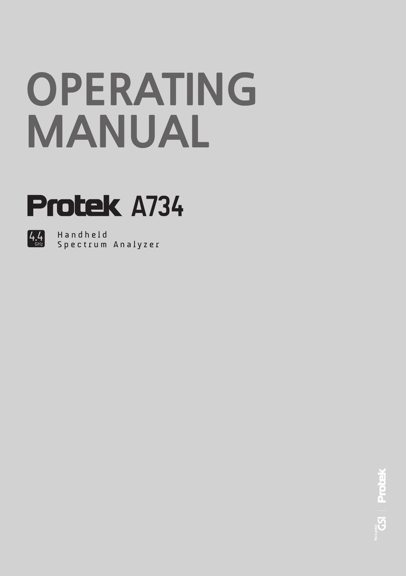 PRO-TEK A734 User manual PRO-TEK A734 User manual