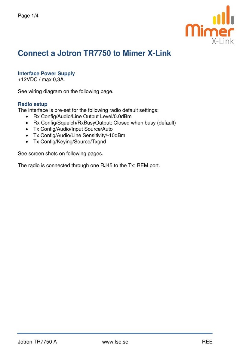 Mimer X-Link Connection guide