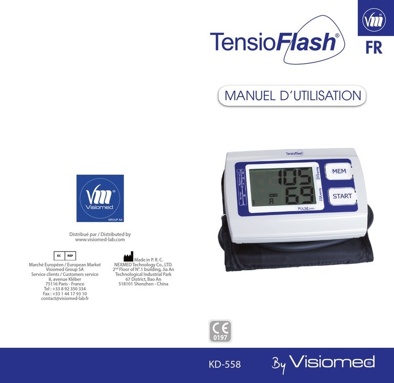 VISIOMED TensioFlash KD-558 User manual