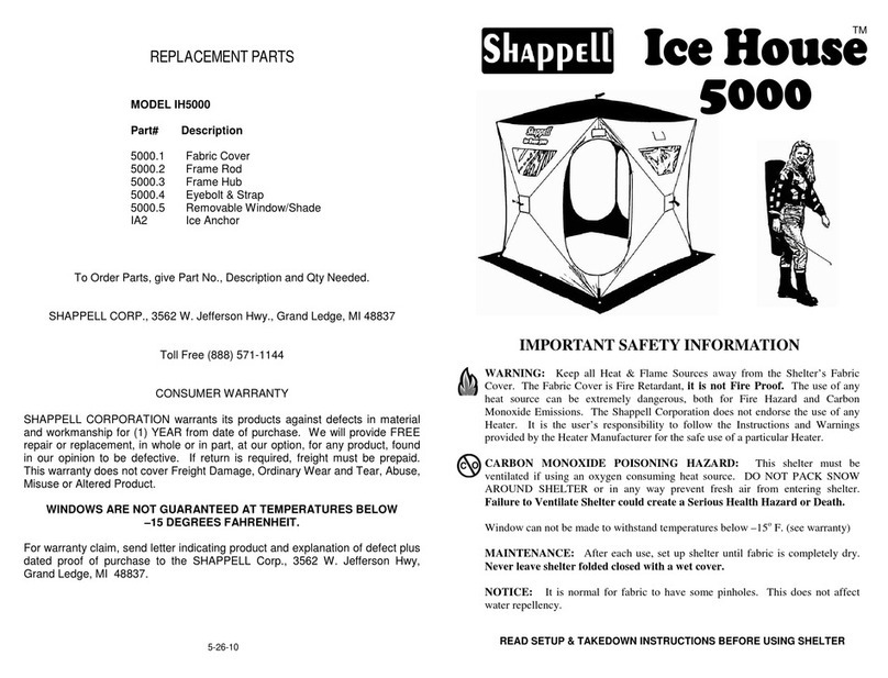 Shappell Ice House 5000 quick start guide Shappell Ice House 5000 quick start guide