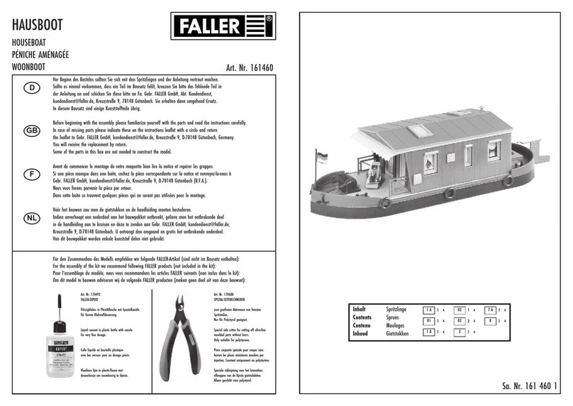 Faller 161460 User manual
