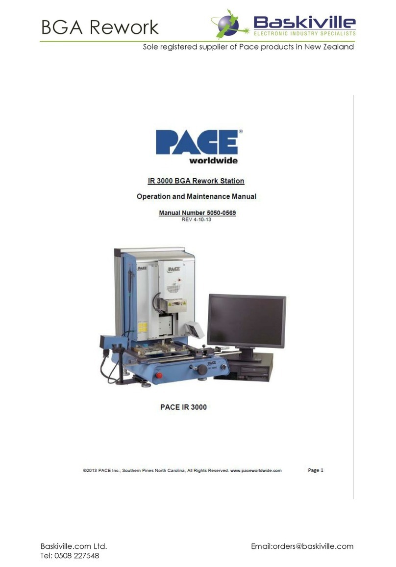 Baskiville PACE IR 3000 Operation and maintenance manual