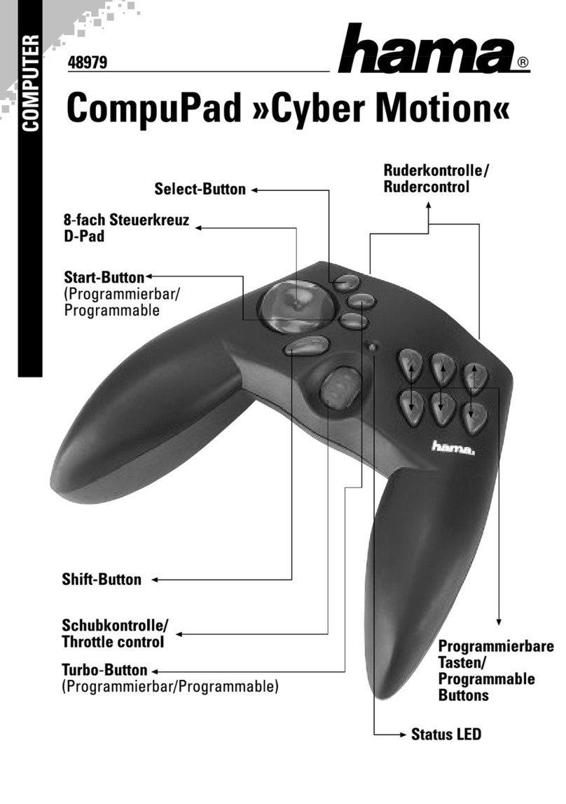 Hama CompuPad  Cyber Motion User manual