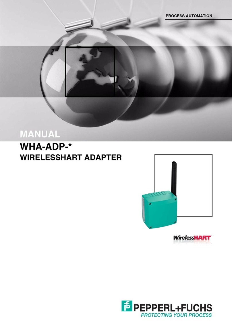 Pepperl+Fuchs WHA-ADP Series User manual