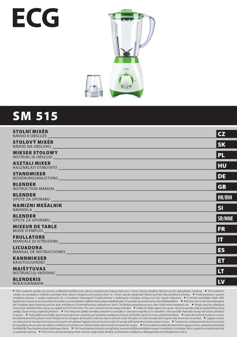 ECG SM 515 User manual