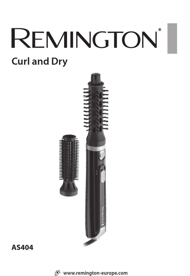 Remington Curl and Dry User manual
