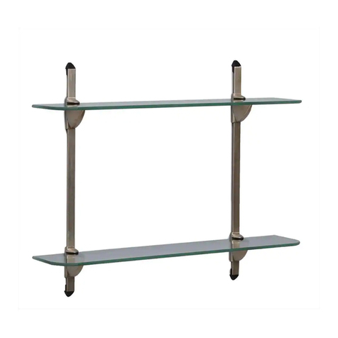 Knape&Vogt Shelf Made 0132-524-GL2 User manual