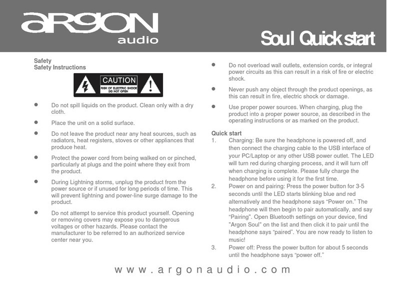 argon audio Soul quick start