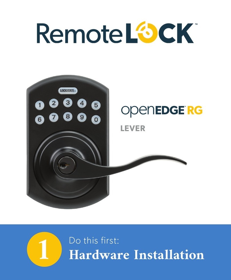 LockState RemoteLock openEDGE RG Manual