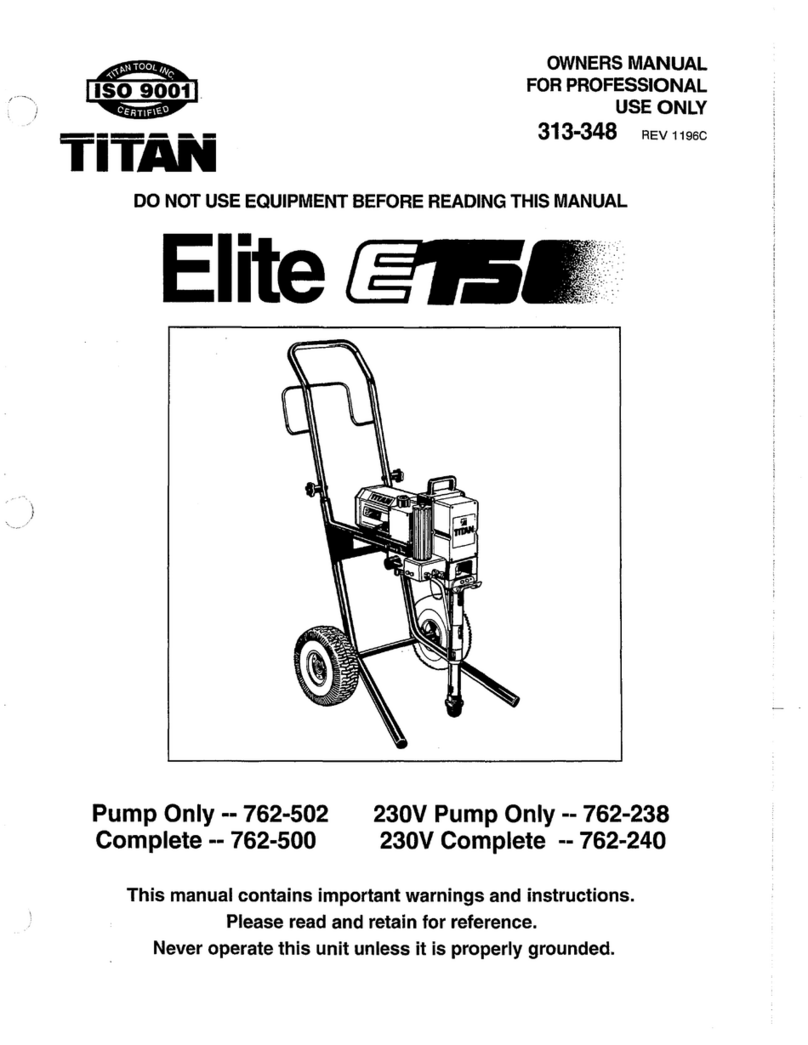 Titan Elite E15 Series User manual Titan Elite E15 Series User manual