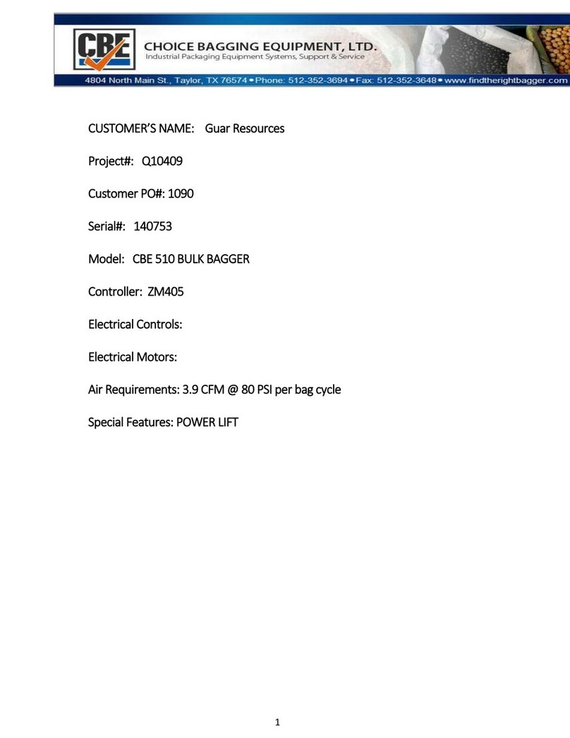 CBE 510 Safety, Installation, Operation, Maintenance