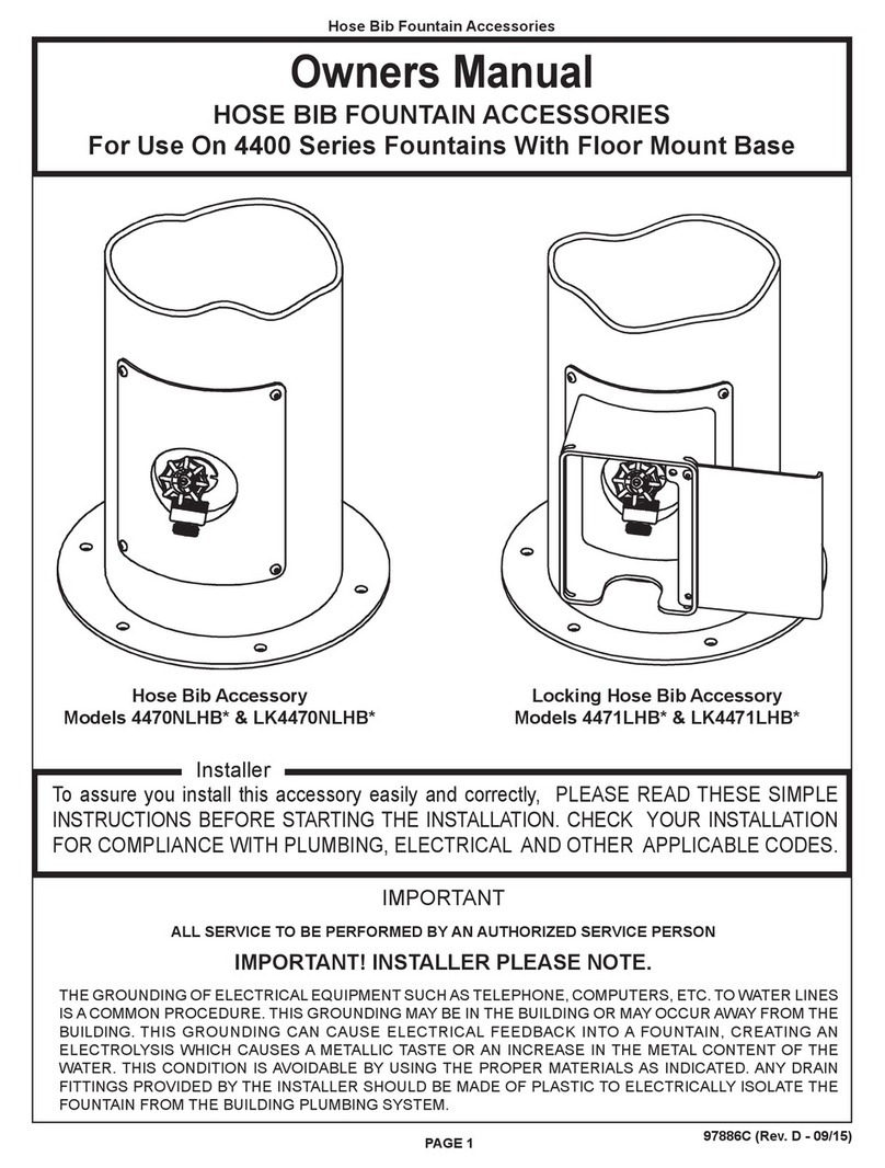 Halsey Taylor 4470NLHB Series User manual Halsey Taylor 4470NLHB Series User manual