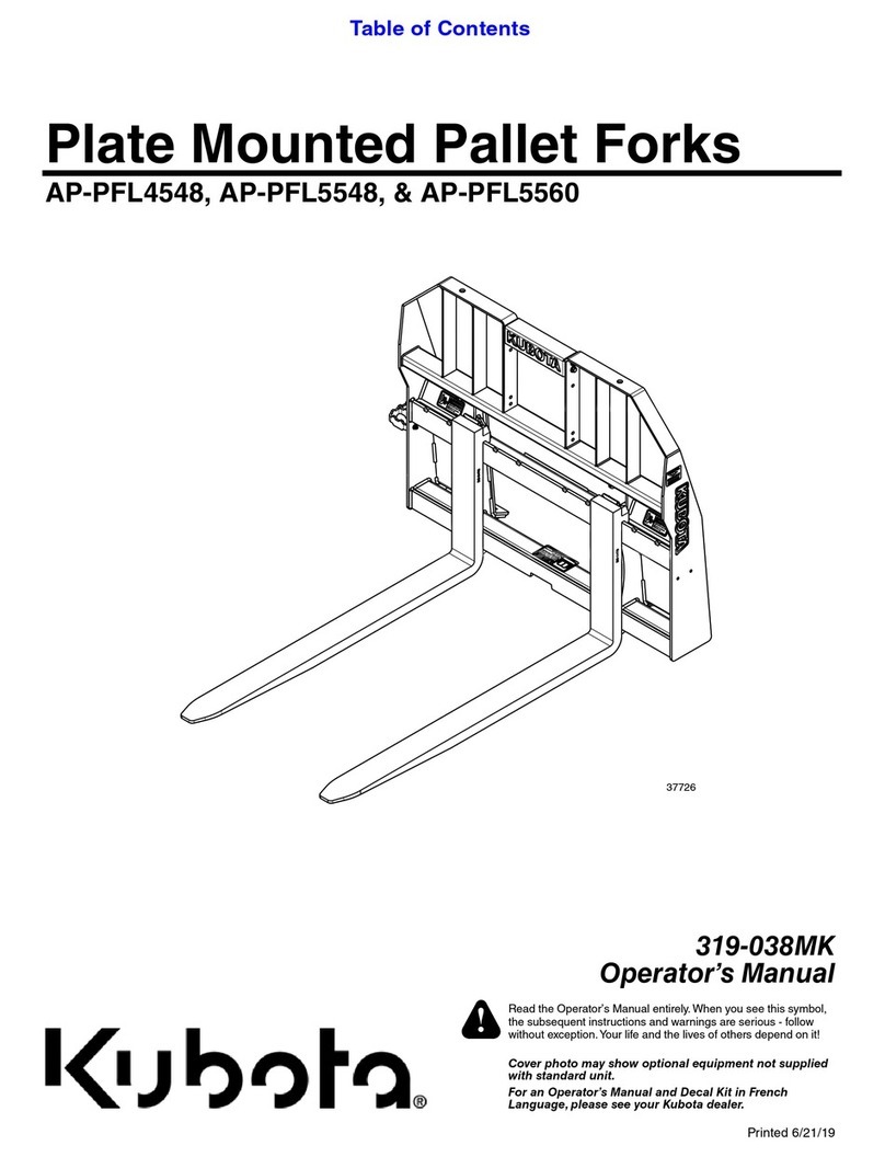 Kubota AP-PFL4548 Operator's manual Kubota AP-PFL4548 Operator's manual