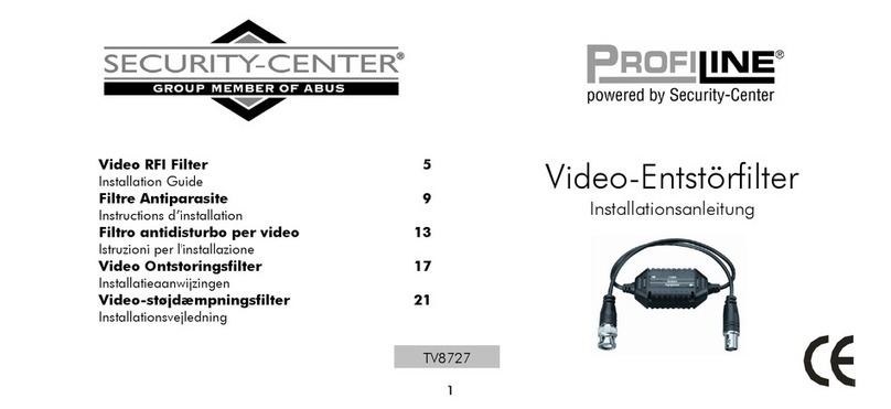 Abus Security-Center ProfiLine TV8727 installation guide