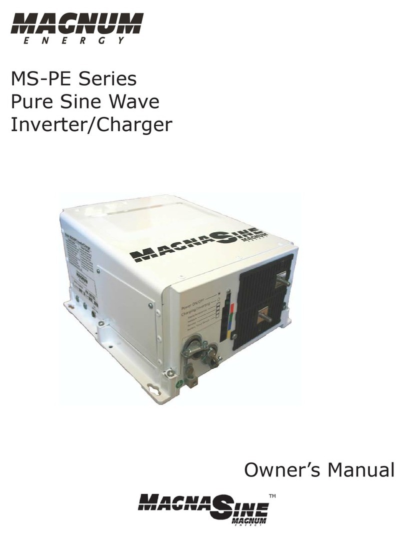 Magnum Energy MagnaSine MS-PE Series owner's manual