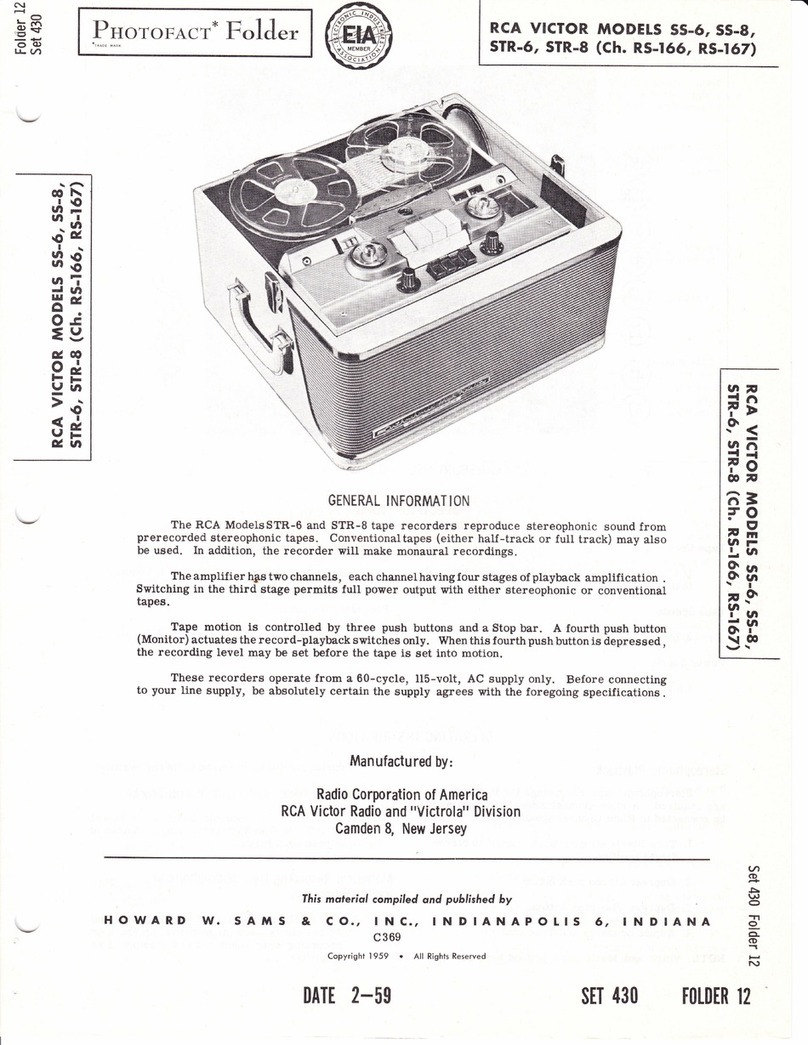 RCAVICTOR STR-6 manual