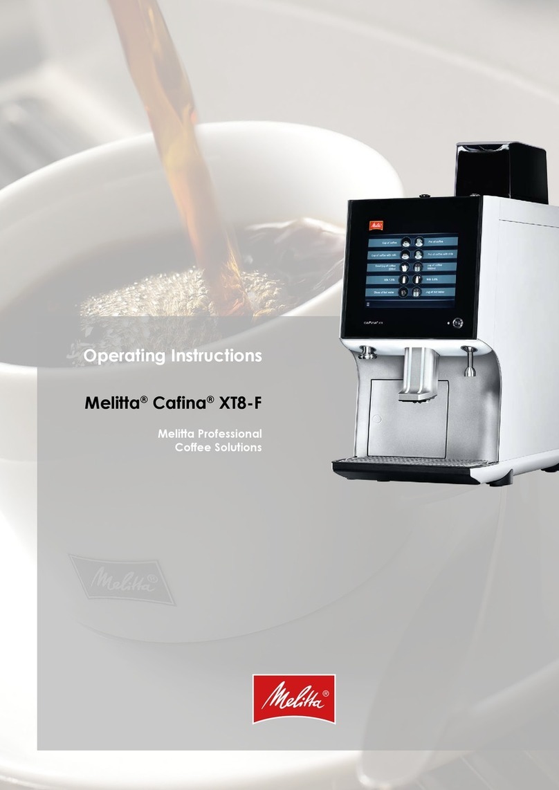Melitta Cafina XT8-F User manual